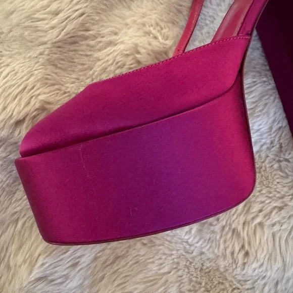 Paris Texas Vibrant Pink Platform Heels - Picture 7 of 11